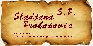 Slađana Prokopović vizit kartica